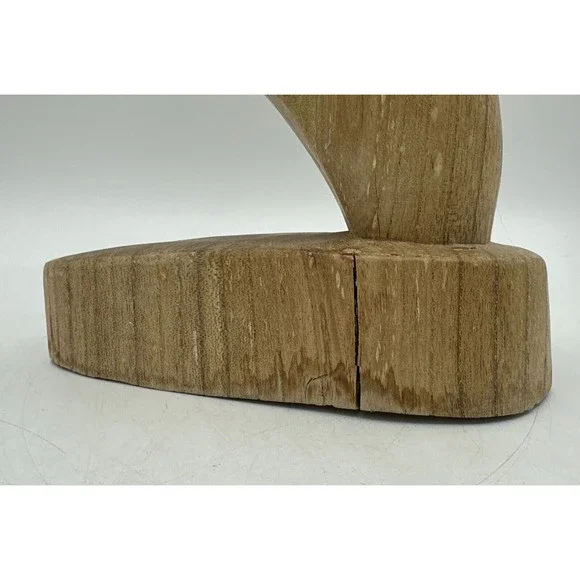 Hand Carved Wood Horse Head Statue Figure 12” Wooden Vintage - Picture 5 of 16